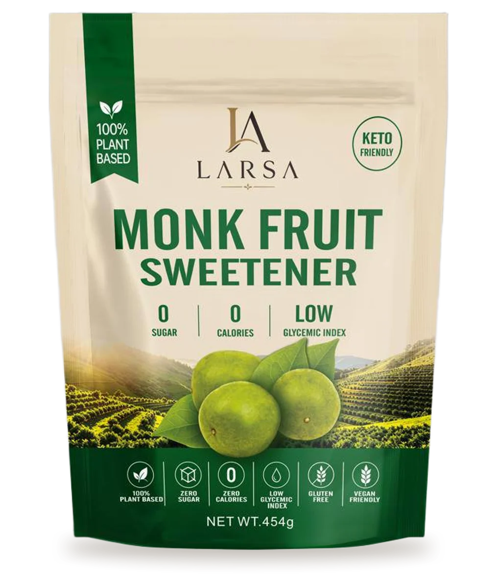 Monk fruit sweetener, 454 g pouch